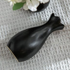 Tanvecle Ceramic Bud Vase Set of 10, Black Small Flower Vases for Decor - Image 5