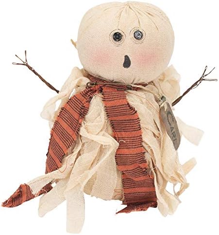 Honey and Me Carl Ghost Fall Medley 7 x 3 Cotton Blend Metal Halloween Figurine by Unknown