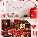 Glooglitter 6.5ft Valentine's Day Garland with String Lights Pink Red Berry Garland Battery Powered Heart Shaped Ball Fairy String Lights for Valentine's Day Party Home Table Wall Decoration - Image 5
