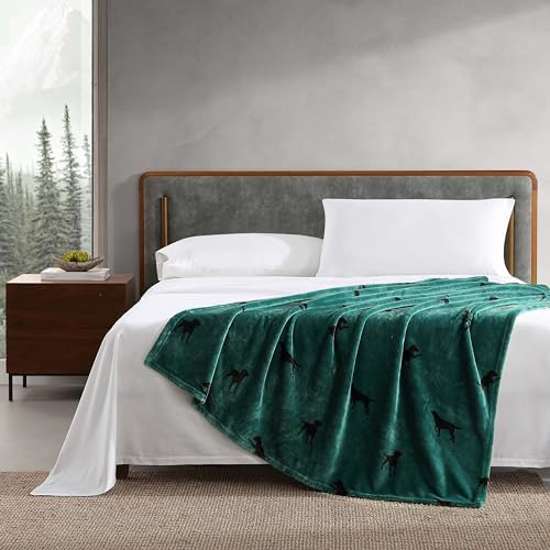 Eddie Bauer - Throw Blanket, Ultra-Soft & Reversible Plush Bedding, Blanket for Couch & Bed (Buddy The Dog Green, 50" x 60") - Image 5