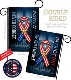9/11 Never Forget Garden Flag Pole Set Bracket 25th Anniversary Patriot Day Decor 2001-2026 Memorial Gifts Commemorative Memorabilia House Poster Yard Decorations Garden Remembrance Tribute Tapestry - Image 3