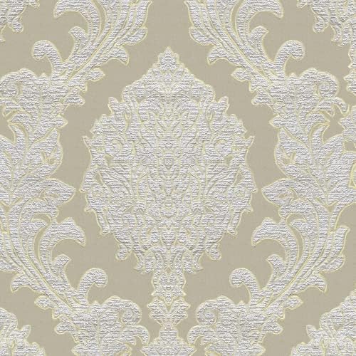 Loom and Mill Luxury Jacquard Damask Table Runner 13x72 inch, Beige - Image 7