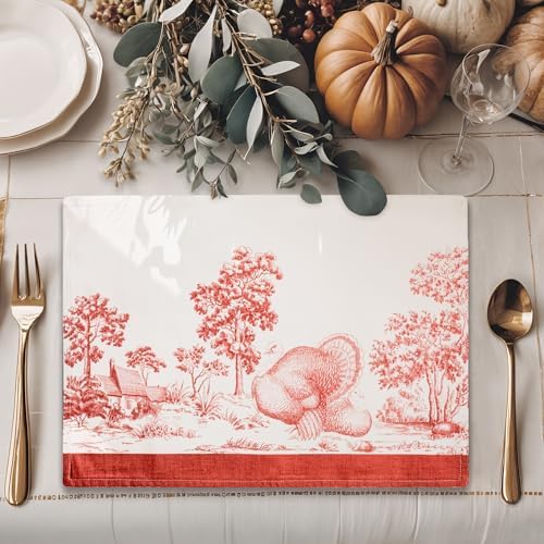 Maison d' Hermine Placemats Set of 4 Reusable 100% Cotton (13"x19") - Image 6