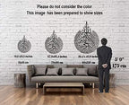 YOBESHO Metal Shiny Large Ayatul Kursi, Islamic Wall Art, Islamic Wall Decor, Gift for Muslims, Islamıc Wall Decor (19,7x25,6 inches(50x65cm), Shiny Gold) - Image 4