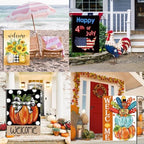 Seasonal Garden Flag Set of 20 - Double Sided 12 x 18 Inch Small Yard Flags - Image 5