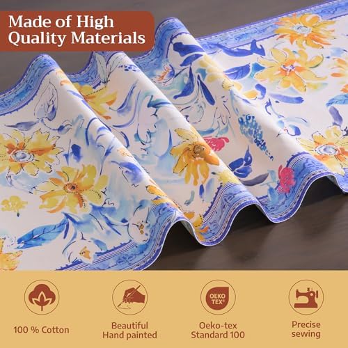 Maison d' Hermine Table Runner 100% Cotton 14.50" x 108" (Single Layer) - Image 3