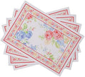 Maison d' Hermine Placemats Set of 4 Reusable 100% Cotton (13"x19") by MaisondHermine