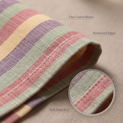 Urban Villa Cloth Napkins Cotton 20x20 (Set of 12) Harvestst Ripes - Image 5