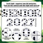 Honoson 10 Pcs Senior 2027 Soccer Party Decoration Sport Senior Night Light - Image 3