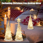Glooglitter 6 Pcs Acrylic LED Christmas Tree, 5'', 6'' - Image 4