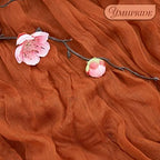 YMHPRIDE 12 Pack Cheesecloth Table Runner 35x70in Terracotta Table Runner - Image 3