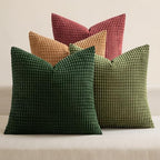 MIULEE Modern Decorative Pillow Covers 18x18 Inch Set of 4 Christmas Green by MIULEE