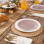 Eco Crave Natural Jute Placemats Set of 20, Round Woven Table Mats, 13 Inch Rattan Charger Plates, Bulk Set for Weddings, Parties & Events - Image 3