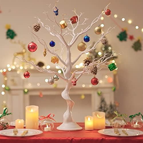 Tree Centerpieces for Weddings 30in - Decorative Ornament Display Tree for Tables, Tree Branches for Decoration, White Artificial Manzanita Tree Centerpiece for Christmas Birthday Party Decor by Hewory