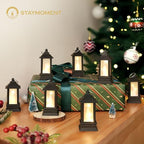 24 Pack Black Mini Lanterns Decorative Indoor, for Wedding Decor - Image 6