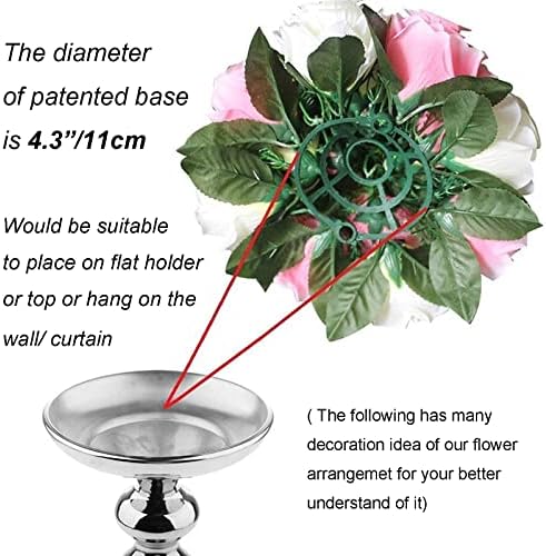 Flower Balls Wedding Rose Centerpieces: 10pcs Fake Flowers Decor for Table - Image 5