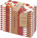 Urban Villa Cloth Napkins Cotton 20x20 (Set of 12) Harvest Leaf Print by CottonTrends