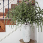 Giegxin 6 Pcs 36 Inch Christmas Artificial Cedar Branches Realistic Modern Greenery Norfolk Pine Stems Xmas Faux Pine Sprays Picks for Vase DIY Christmas Tree Garland Wreath, Festive Home Decor - Image 5