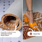 Folkulture Christmas Door Mat Outdoor, Eco Friendly Christmas Door Mats for Front Door, 28 X 16 Inch Welcome Matt or Doormat for Home Entrance, Durable & Anti Slip Coir Door Mats (Gingerbread House) - Image 5
