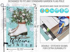 Double Sided Seasonal Garden Flags - Yard Flags Made of 100D Polyester - 12 Holiday Design Flags for All Seasons - Spring, Winter, Christmas, Thanksgiving - 12.75x18.5 Inch (Without Flagpole) - Image 2