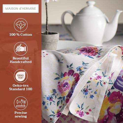 Maison d' Hermine Cloth Napkins Set of 4 Reusable 100% Cotton (20" x 20") - Image 2