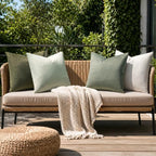 a moment Waterproof Throw Pillow Covers Set of 4,22x22 Inch Outdoor Stain Resistant Pet Friendly Pillowcases Cushion Covers for Patio Sofa and Living Room,Forest Oasis - Image 7