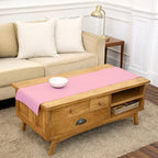 Solino Home 100% Pure Linen Table Runner Pink Lemonade, Fete 14 x 48 in by SolinoHome