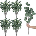 Waydress 20 Pcs Artificial Eucalyptus Stems Fake Bulk for Wedding Decor by Waydress