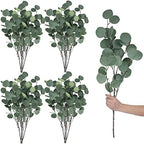 Waydress 20 Pcs Artificial Eucalyptus Stems Fake Bulk for Wedding Decor by Waydress