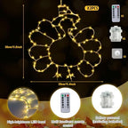 2 Pcs Light Up Turkey Lights Decorations Indoor, Thanksgiving Window Decorations Thanksgiving Lights Battery Operated Fall Lighted Window Decor with Timer & 8 Modes for Home - Image 2