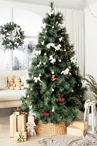 Christmas Tree Collar Woven Seagrass 24" – Rustic Handwoven Holiday Tree Base Cover, Durable & Stylish Alternative to Tree Skirts, Fits Most Tree Stands - Image 6