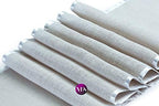 VDS Pack of 12, Burlap Table Runner with White Lace Edge, 100% Natural Jute Rustic Hessian Table Cloth Centerpiece for Wedding Birthday Party Banquet Table Decoration (Size 12X108 Inch)(White) - Image 2