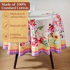 Maison d' Hermine Table Cloth Round Table 100% Combed Cotton 70" Diameter - Image 4