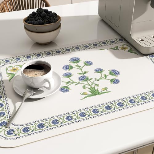 patdrea Designer Vintage French PVC Placemats Set of 6,12"x17"-Ivar B - Image 3