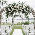 Giegxin 180 Pcs Mixed Artificial Eucalyptus Leaves Stems Bulk Green - Image 6