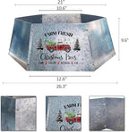Small Christmas Tree Collar 26 Inch Diameter Base, Small Tree Collar for Artificial Trees, Christmas Truck Decorations - Image 3