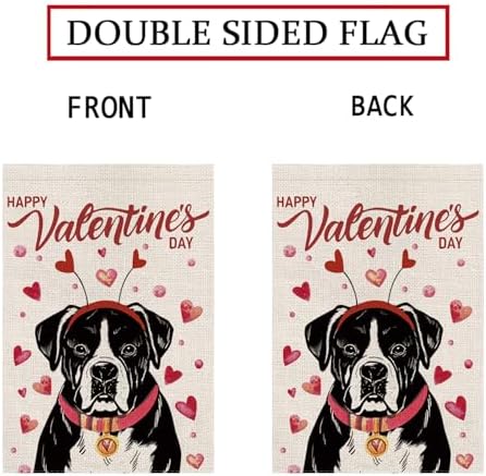 Seasonal Garden Flags Sets - Boxer Decortions Dog Flags Double Sided Flags Set of 11 Holiday Farmhouse Indoor Outdoor Yard Lawn Christmas Gifts Decor 12.5x18 Inch - Image 3
