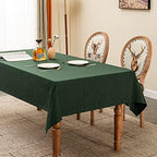 BALCONY & FALCON Rectangle Table Cloth Waterproof Green 55"x95" - Image 2