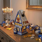 Blue Sky Clayworks 21023 Hanukkah House Tea Light Holder - Image 2