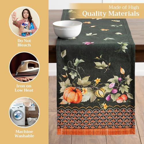 Maison d' Hermine Table Runner 100% Cotton 14.50" x 108" (Single Layer) - Image 3