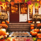 Moucuny 2 Pcs Fall Doormat Outdoor, Hey There Pumpkin Coir Mat, Non-Slip - Image 6