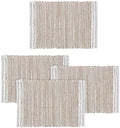 Hausattire Jute Woven Placemats, Natural, 13x19 in, 4-Pack by Hausattire