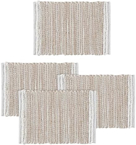 Hausattire Jute Woven Placemats, Natural, 13x19 in, 4-Pack by Hausattire