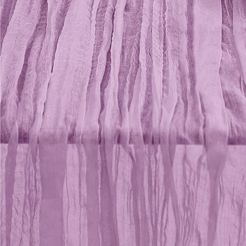 10 Pack Lilac Cheesecloth Table Runner 35x120 Inch 10Ft Rustic Gauze Cheese Cloth Table Runner Sheer Cheesecloth Table Runners for Wedding Party Bridal Shower Decoration - Image 6