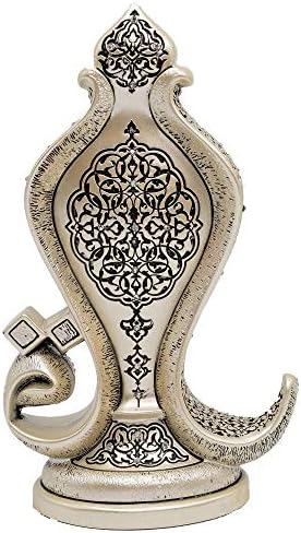 Modefa Islamic Table Decor – 4 Qul Surahs in Arabic Calligraphy | Al-Kafirun, Al-Ikhlas, Al-Falaq, an-NAS | Holy Quran Islamic Decor Sculpture | Ramadan Eid Mubarak Gift (Mother of Pearl) - Image 2