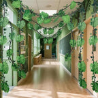 Preboun 34 Pcs Jungle Safari Decor Artificial Vines for Classroom Ceiling by Preboun