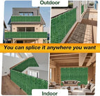 Artificial Ivy Privacy Fence Wall Screen, 79 x 118 in Garden Fake Hanging Plants Vines, Aesthetic Faux Greenery Garland Pothos Leaf with Strengthened Joint Prevent Leaves Falling Off for Outdoor Decor - Image 7