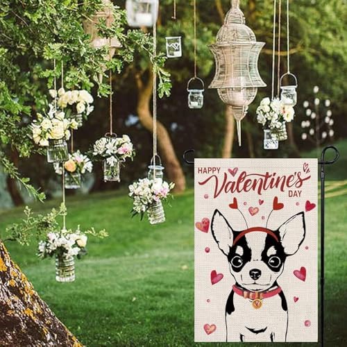 Seasonal Garden Flags Chihuahua Double Sided Flags Set of 11 Holiday Farmhouse Indoor Outdoor Yard Lawn Christmas Gifts Decorations 12.5x18 Inch - Image 5