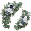 Olalaka Dusty Blue Flower for Wedding Welcome Signs Decorations, Artificial Wedding Arch Flowers for Wedding Ceremony (Set of 2) by Love%C2%A0Every%C2%A0Bit%C2%A0of%C2%A0Life