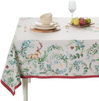 Maison d' Hermine Table Cloth Square Table Reusable 100% Cotton 60"x60" by MaisondHermine